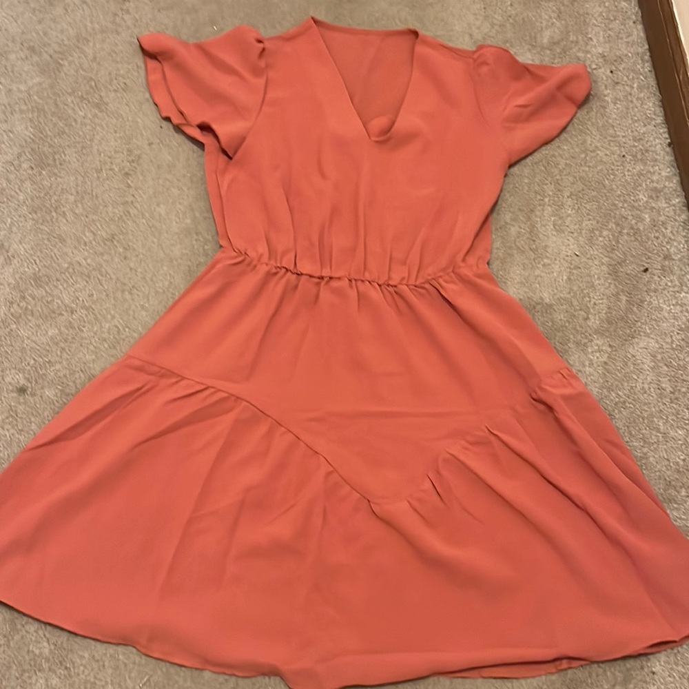 Shein dress, salmon color, size small
